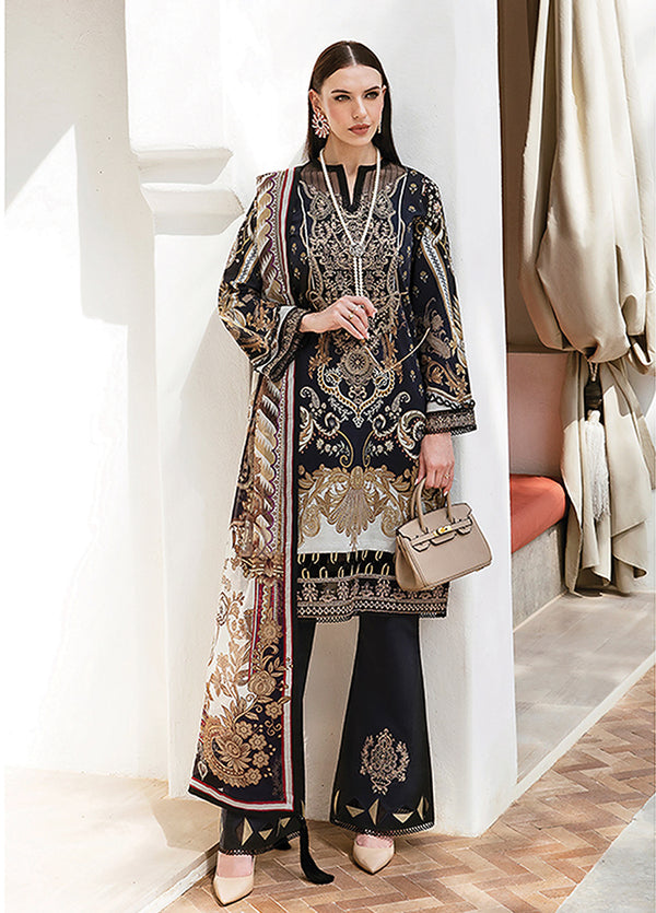 D#09 Gulaal Luxury Emb Lawn Collection 223 V-1