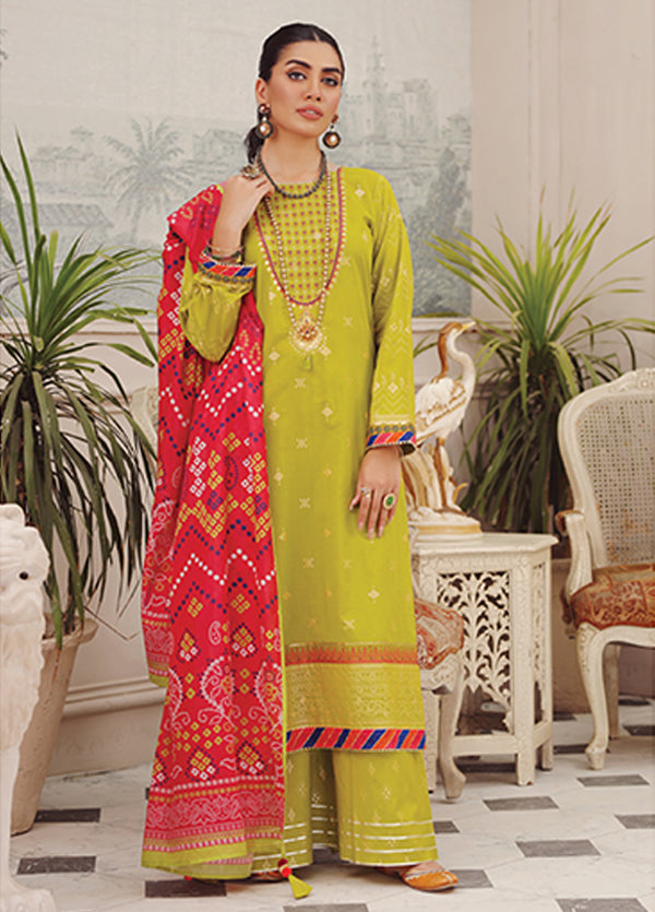 D#5017 LSM Lakhany Summer Gold Emb Collection 223
