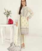 D#01 Alif Ruby Digital Emb Lawn Collection 223