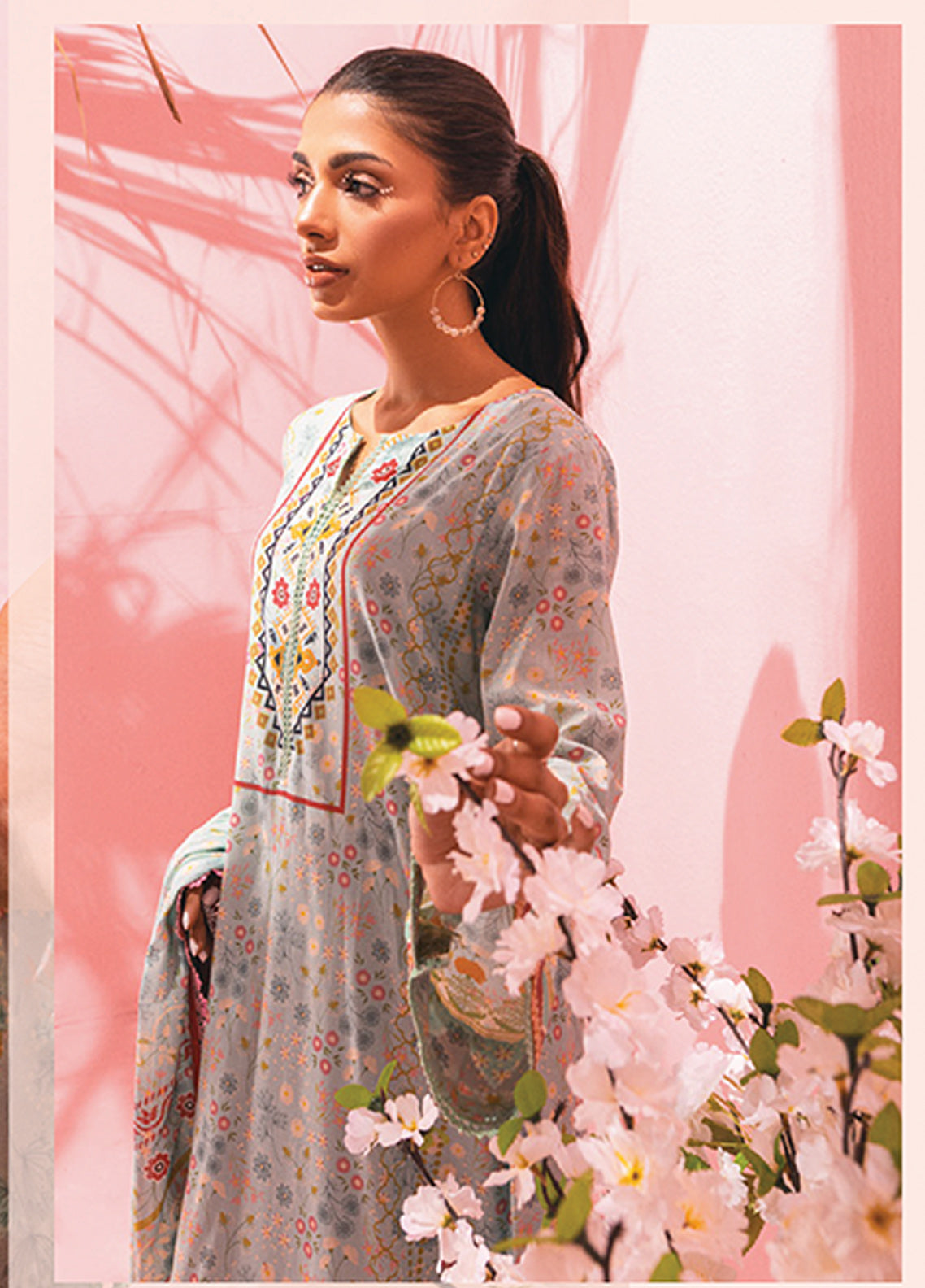 D#10 AlZohaib Colors Digital Printed Lawn Collection 323