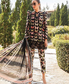 D#1701B Maria B M Print Emb Lawn Collection 223