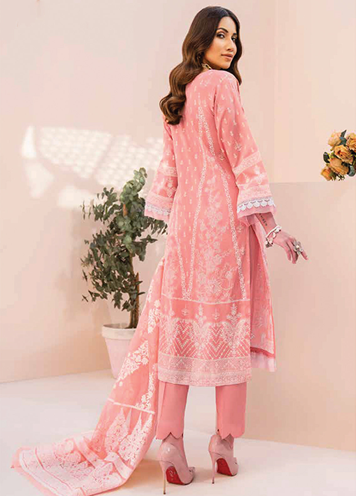 D#5562 Rashid White For Summer Emb Collection 223