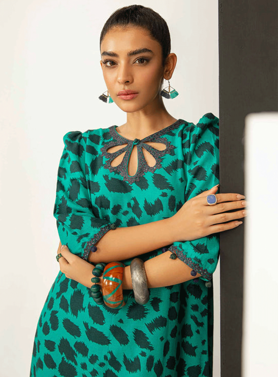 M Basics By Maria B Embroidered Khaddar Unstitched 3 Piece Suit - 10B ...