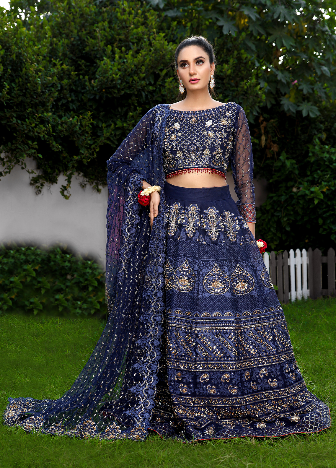 Manifesto Premium By Laveen Hand Embellished & Embroidered Organza Unstitched 3 Piece Suit - LV24PM LCP-007-22 LOVE