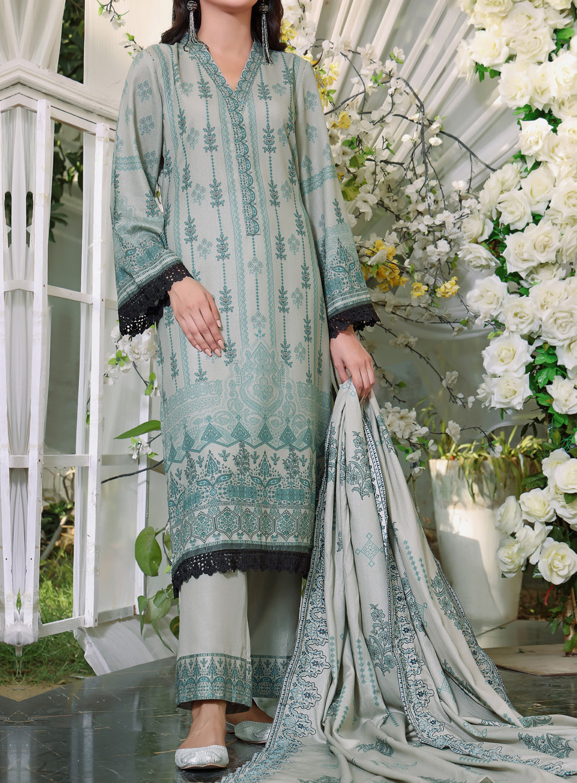 Mariyah by VS Textile Embroidered Karandi Unstitched 3 Piece Suit - 06