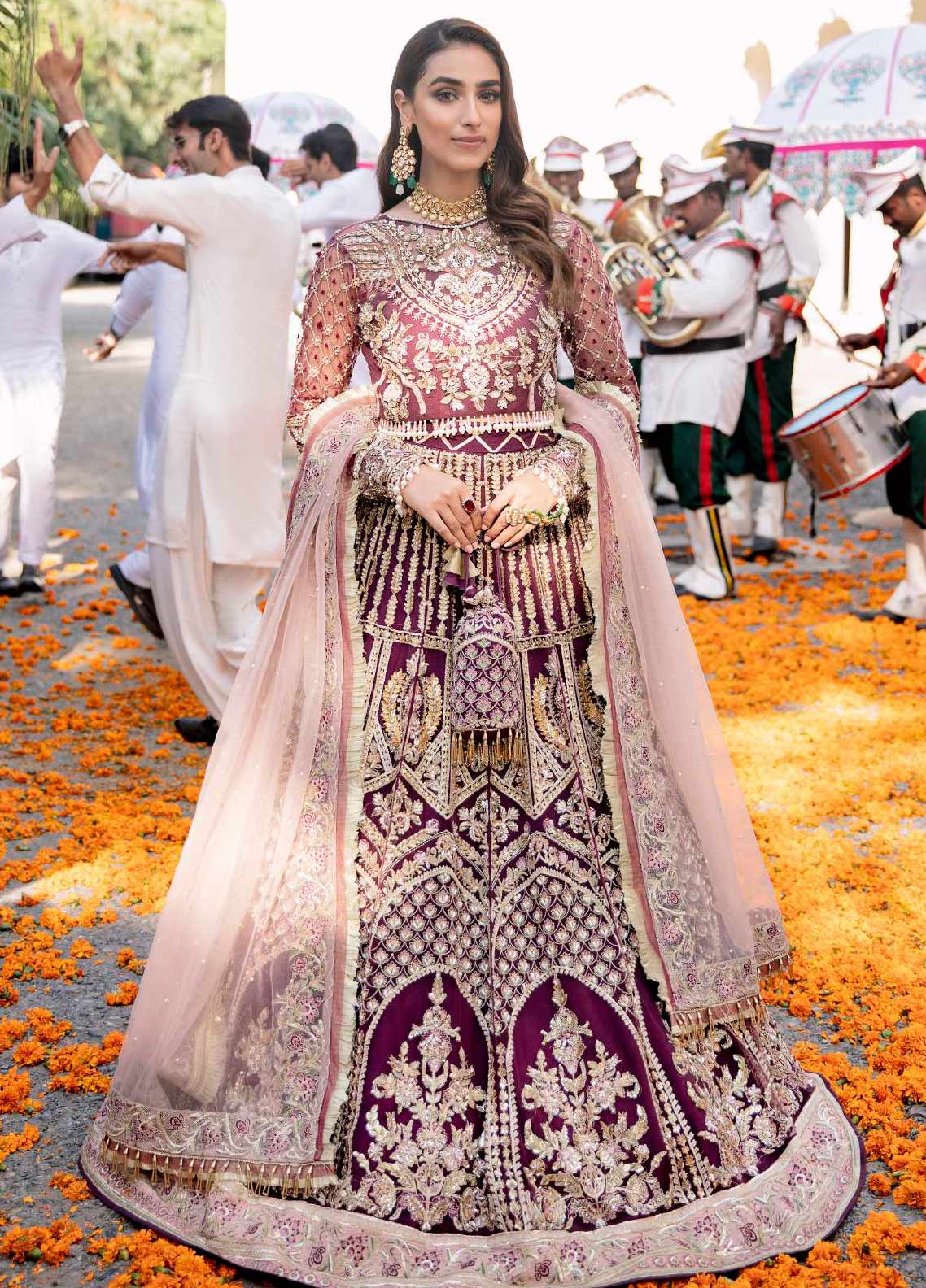 D#06 Elaf Veer Di Wedding Luxury Bridal Collection 1022
