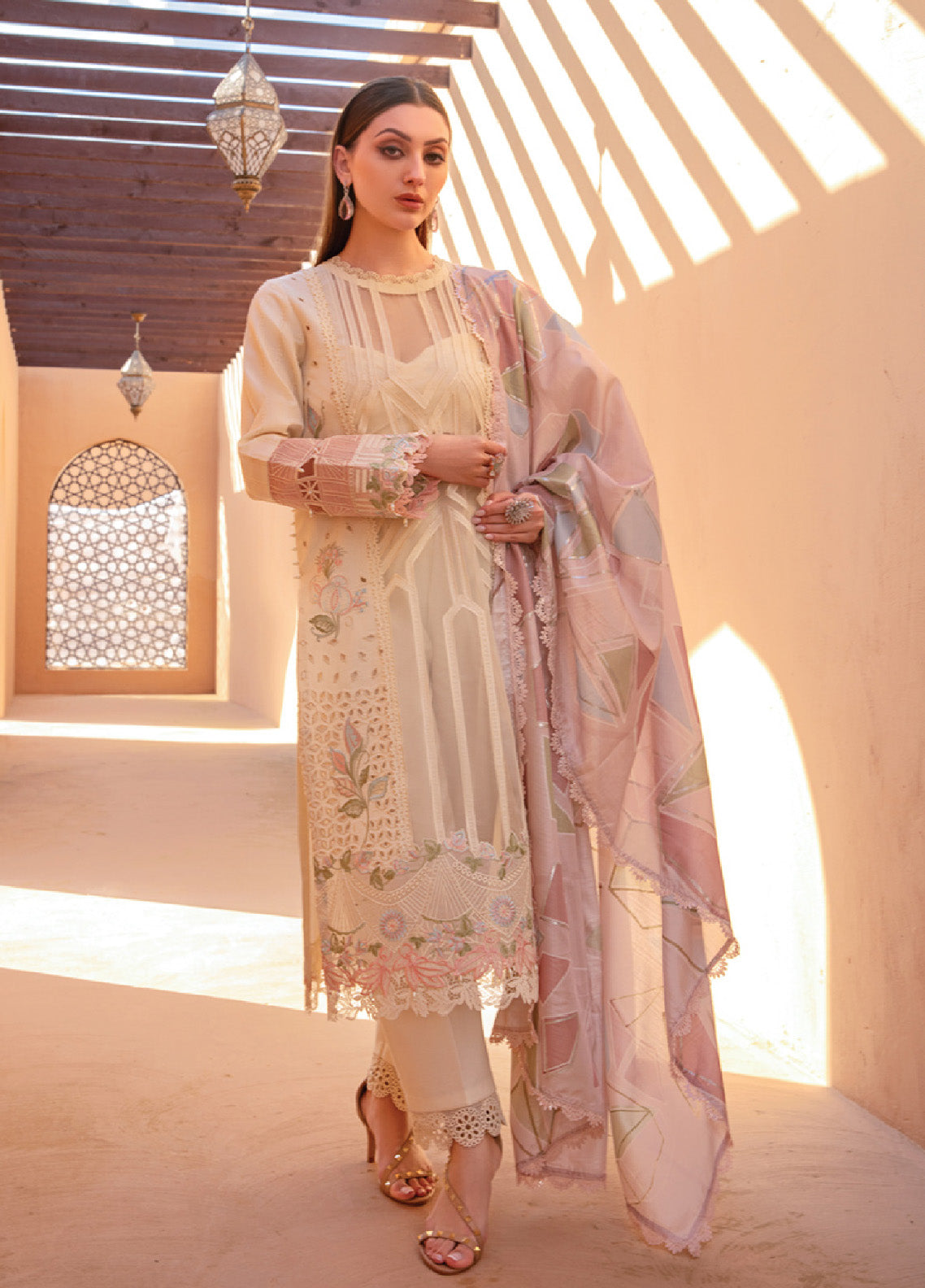 Rang Rasiya Embroidered Lawn Unstitched 3 Piece Suit - RR24L 11 NOOREH