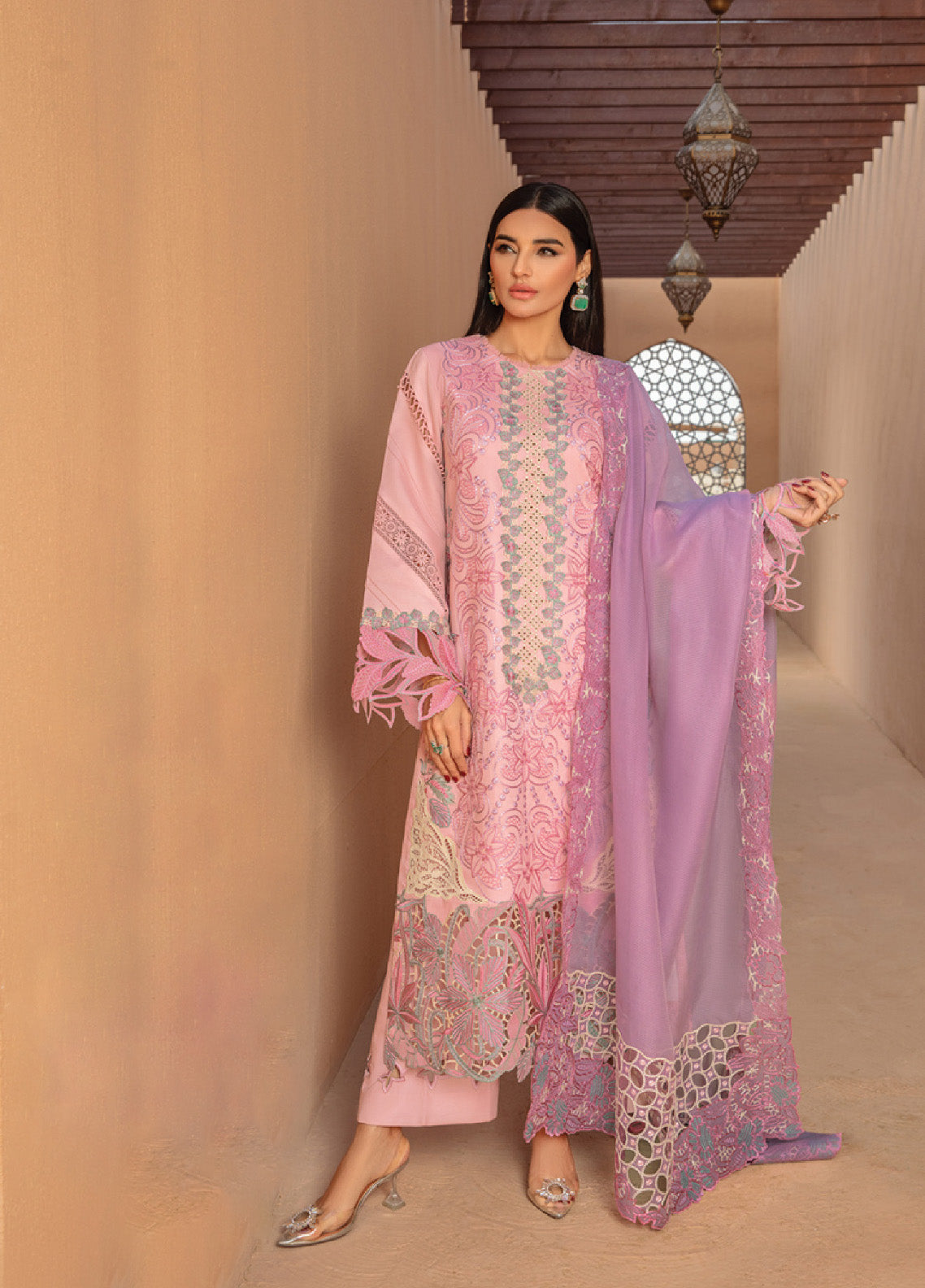 Rang Rasiya Embroidered Lawn Unstitched 3 Piece Suit - RR24L 12 AYLEEN