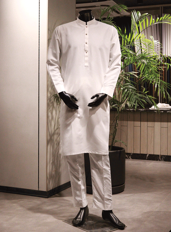 Royal Fashion Plain Wash & Wear Kurta Pajama - RF23MKS 03