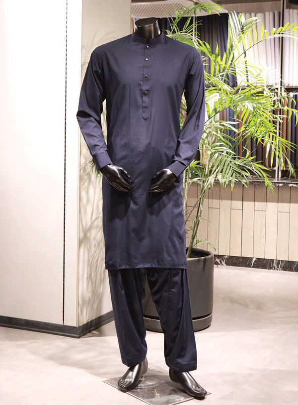 Royal Fashion Plain Wash & Wear Shalwar Kameez - RF23MKS 01