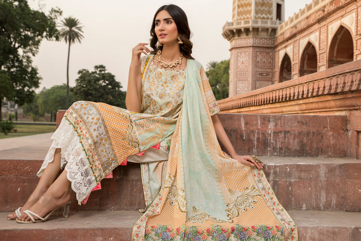 Taragini Unstitched 3 Piece Bahar