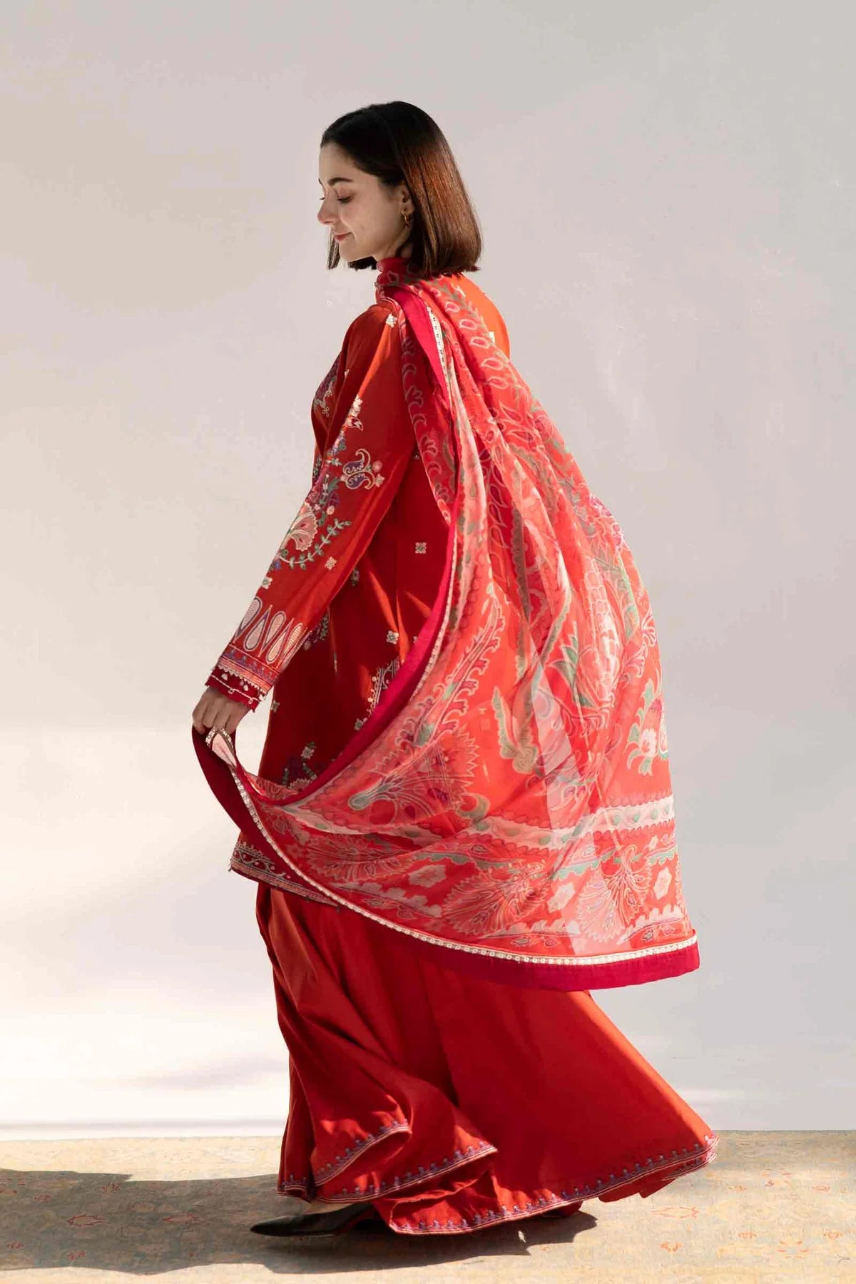 D#10B Zara Shahjahan Coco Emb Lawn Collection 223