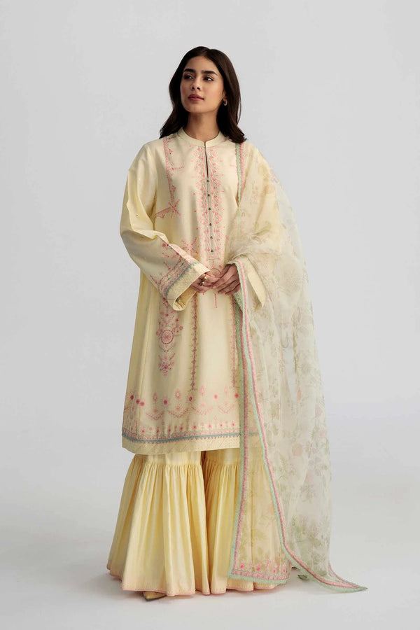 D#3A Zara Shahjahan Coco Emb Lawn Collection 223