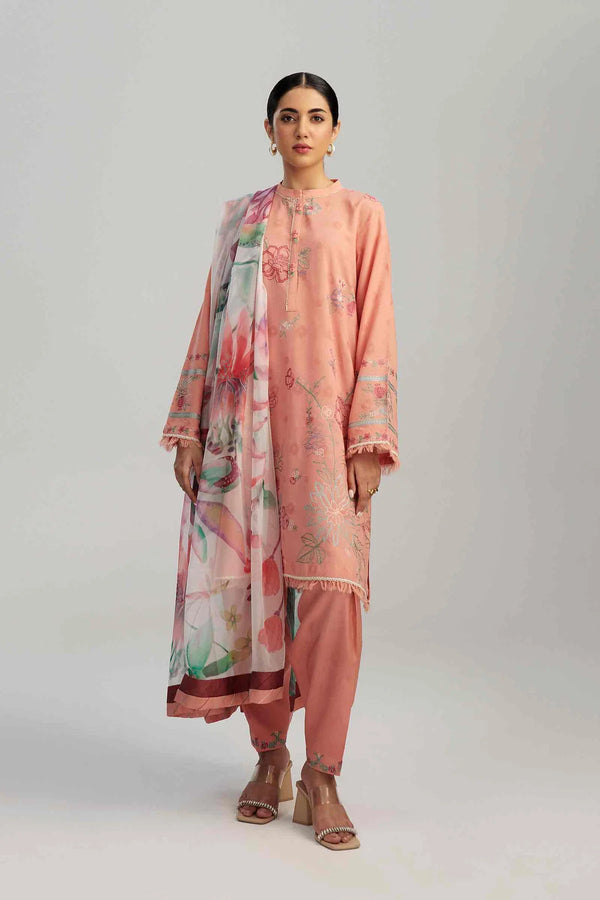 D#8A Zara Shahjahan Coco Emb Lawn Collection 223