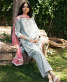 ZaraShajahan Unstitched 3 Piece D#4A