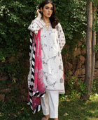 ZaraShajahan Unstitched 3 Piece D#9A
