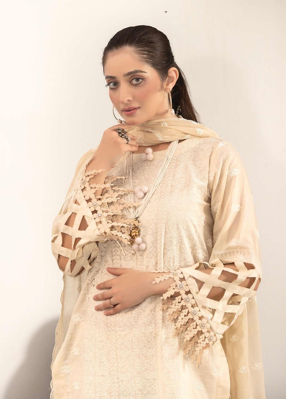 Aalaya Unstitched 3 Piece D#10