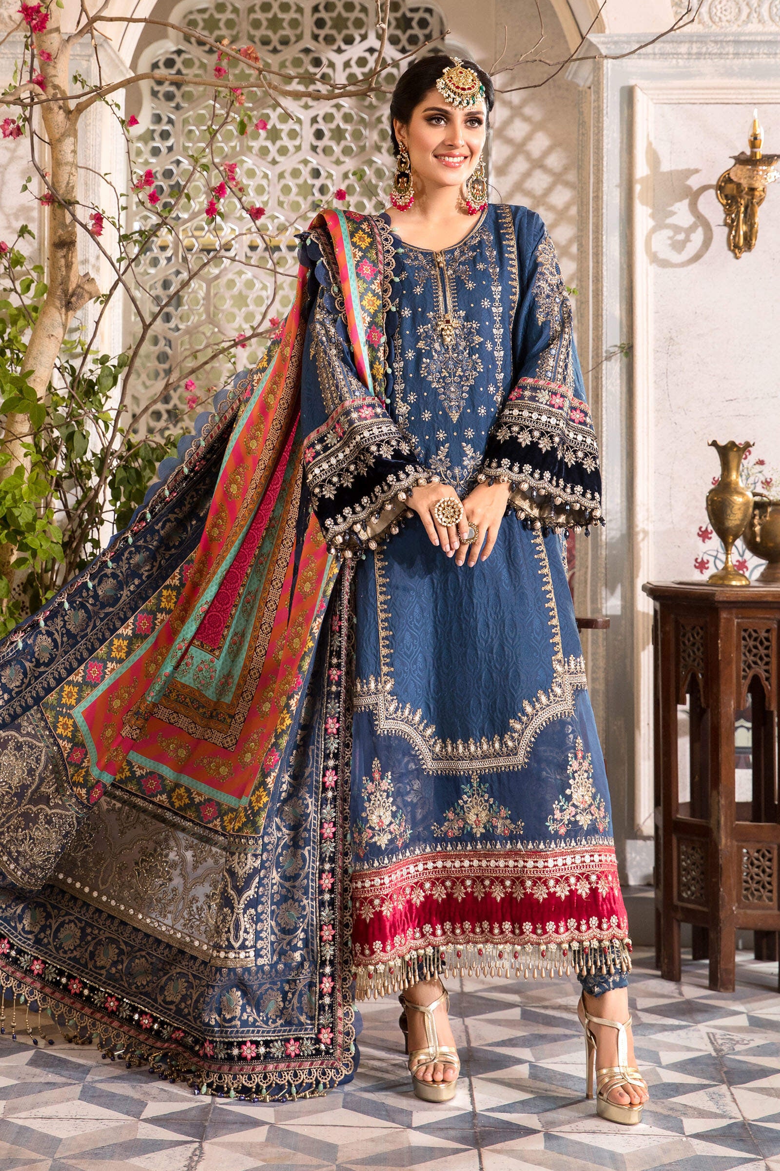 Maria B Unstitched 3 Piece D#07