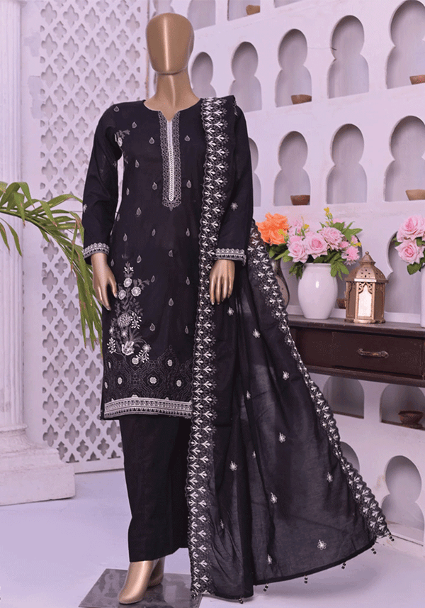 MTF Unstitched 3 Piece D#08
