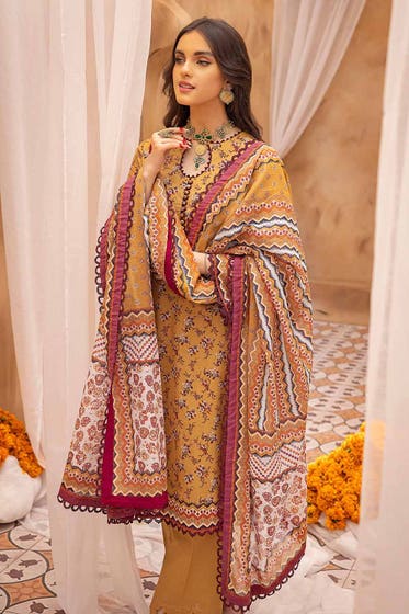 GulAhmed Unstitched 3 Piece D#CBN22001