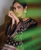 D#15 Qalamkar Qline Emb Linen Winter Collection 922