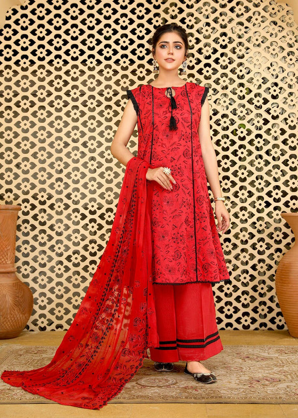 Humdum Unstitched 3 Piece D#10