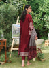 D#08 Qalamkar Qline Emb Linen Winter Collection 922