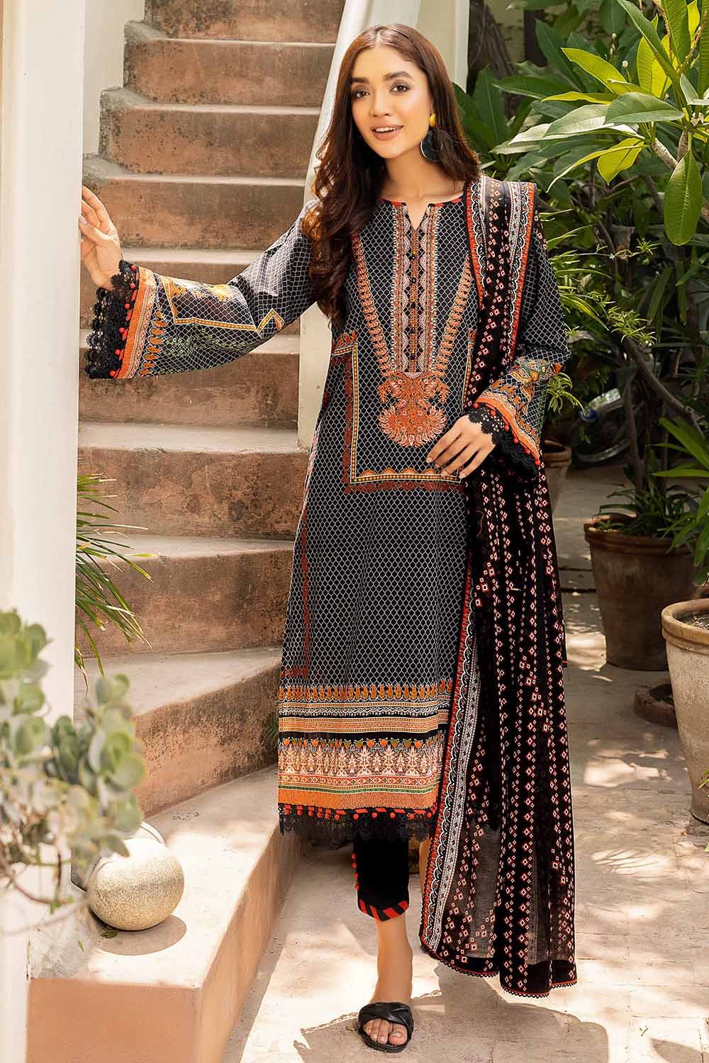 GulAhmed Unstitched 3 Piece D#CBE22019