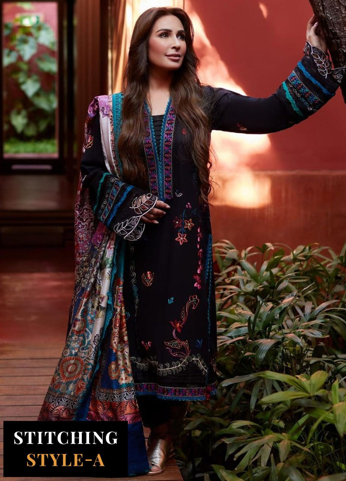 Suay By Farah Talib Aziz Luxury Lawn 3 Piece Unstitched Suit FTA24LL-01