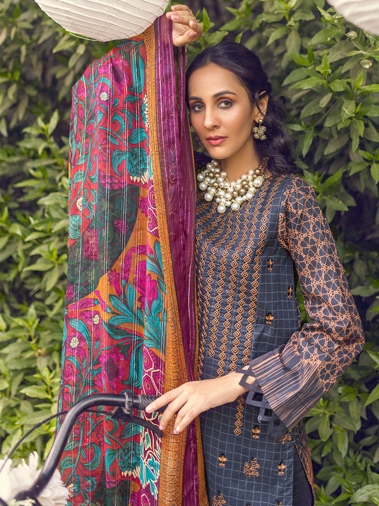 Salitex Unstitched 3 Piece D#1036B
