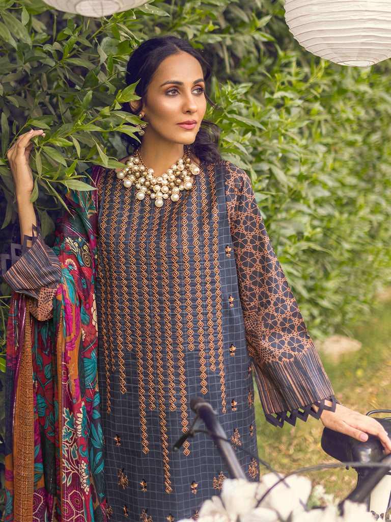 Salitex Unstitched 3 Piece D#1036B