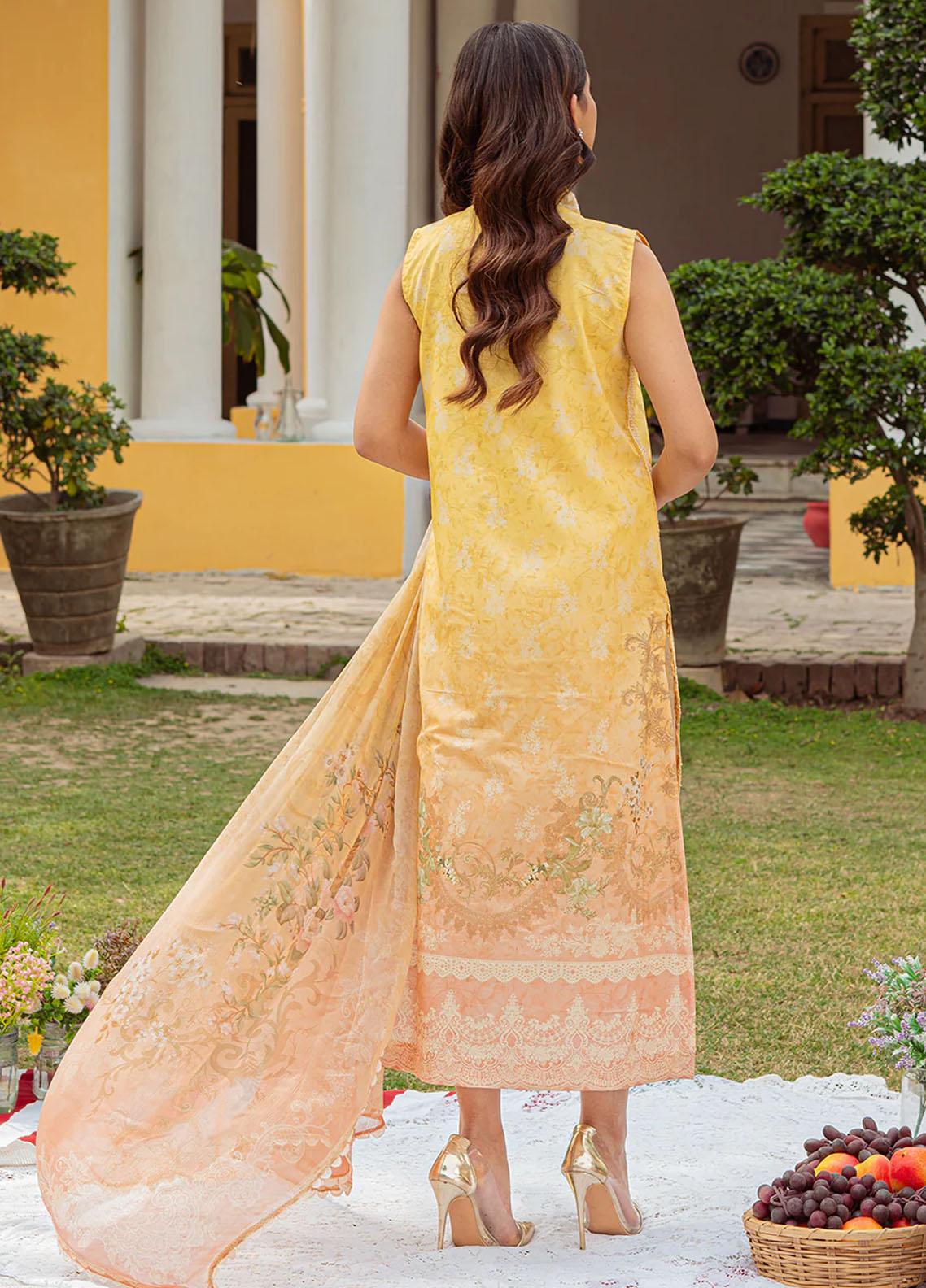 D#1A Zarqash Tresor Luxe Emb Lawn Collection 323